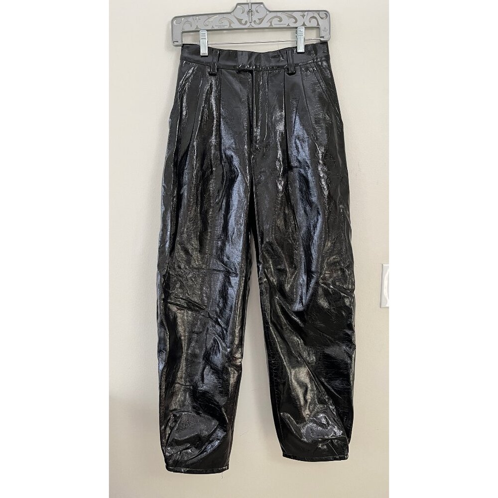 LOVERS & FRIENDS VEGAN PLEATED PANTS S 26 - Picture 2 of 10